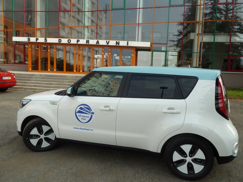 Elektromobill Kia Soul z projektu